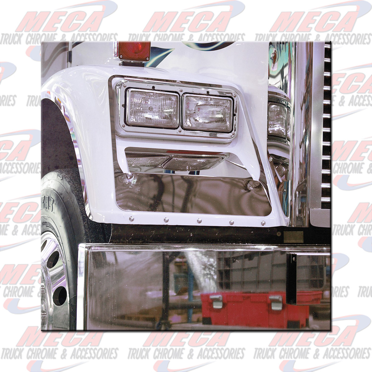 FENDER GUARD FL CLASSIC SURROUNDS HEADLIGHT 93-06