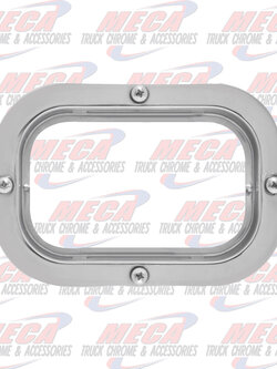 S.S. FLANGE MOUNT RIM FOR RECT SEALED LIGHT