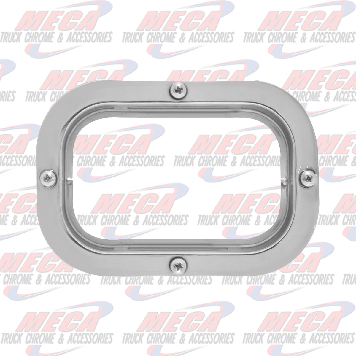S.S. FLANGE MOUNT RIM FOR RECT SEALED LIGHT