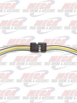 FLAT CONNECTOR, 4 POLE, 3MALE/1FEM