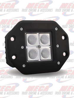 FOG LIGHT 4 LED FLUSH MOUNT 1000 LUMEN