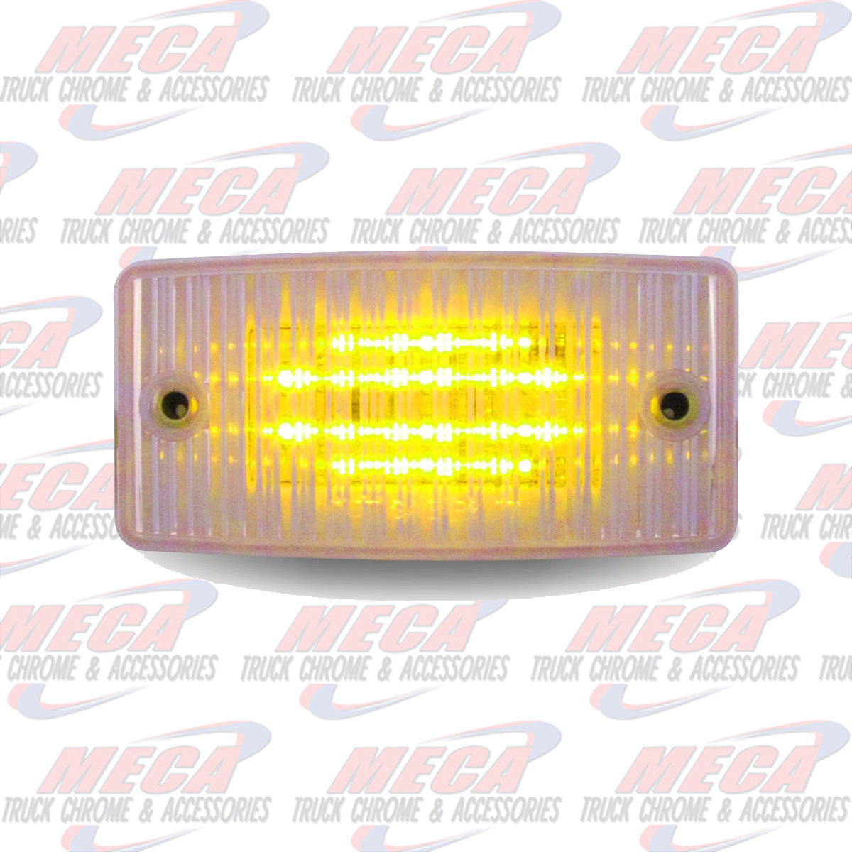 FREIGHTLINER O.E.M. VISOR LIGHT W/ 20 LED'S CLEAR