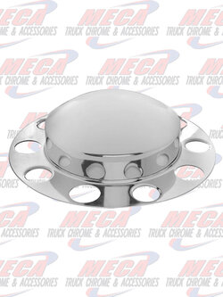 FRONT AXLE COVER & BEAUTY RING CHROME 2 PIEC