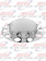 FRONT AXLE COVER & BEAUTY RING CHROME 2 PIEC
