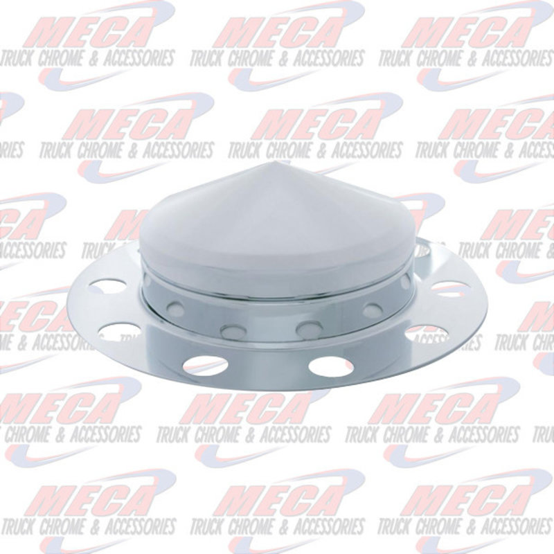 FRONT AXLE COVER 2 PIECE POINTED 8 HOLE METRIC