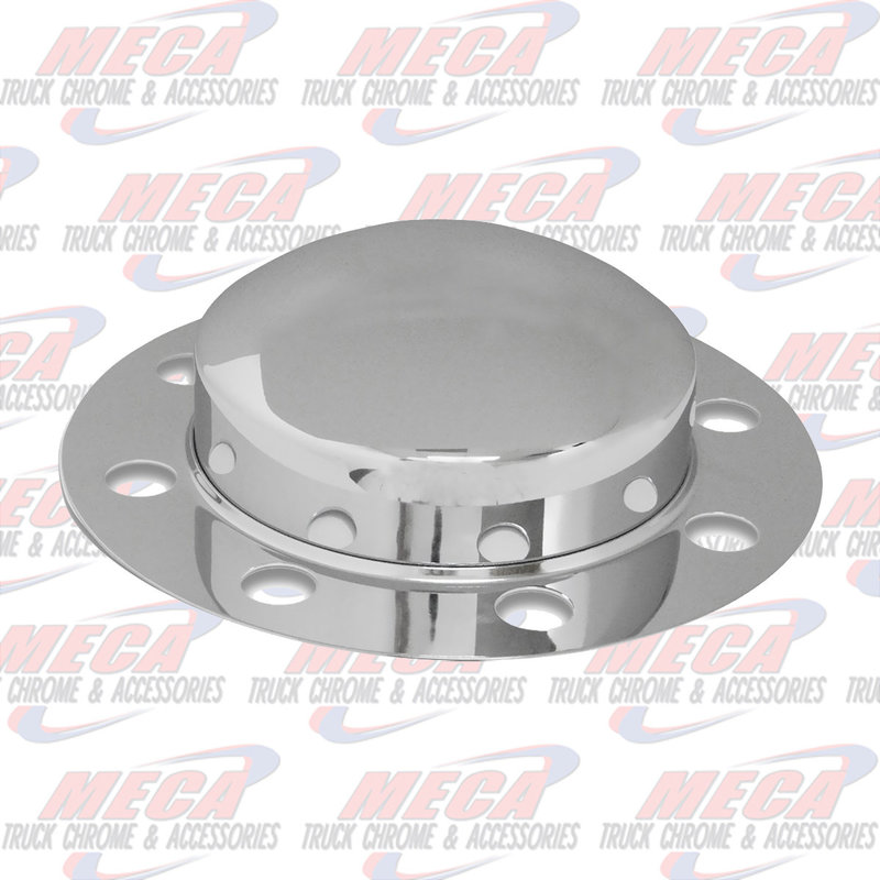 FRONT AXLE COVER 3 PIECE RND CHROME 8 HOLES