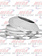 FRONT AXLE COVER S/S 3 PIECE W/HUBDOMETER CAP