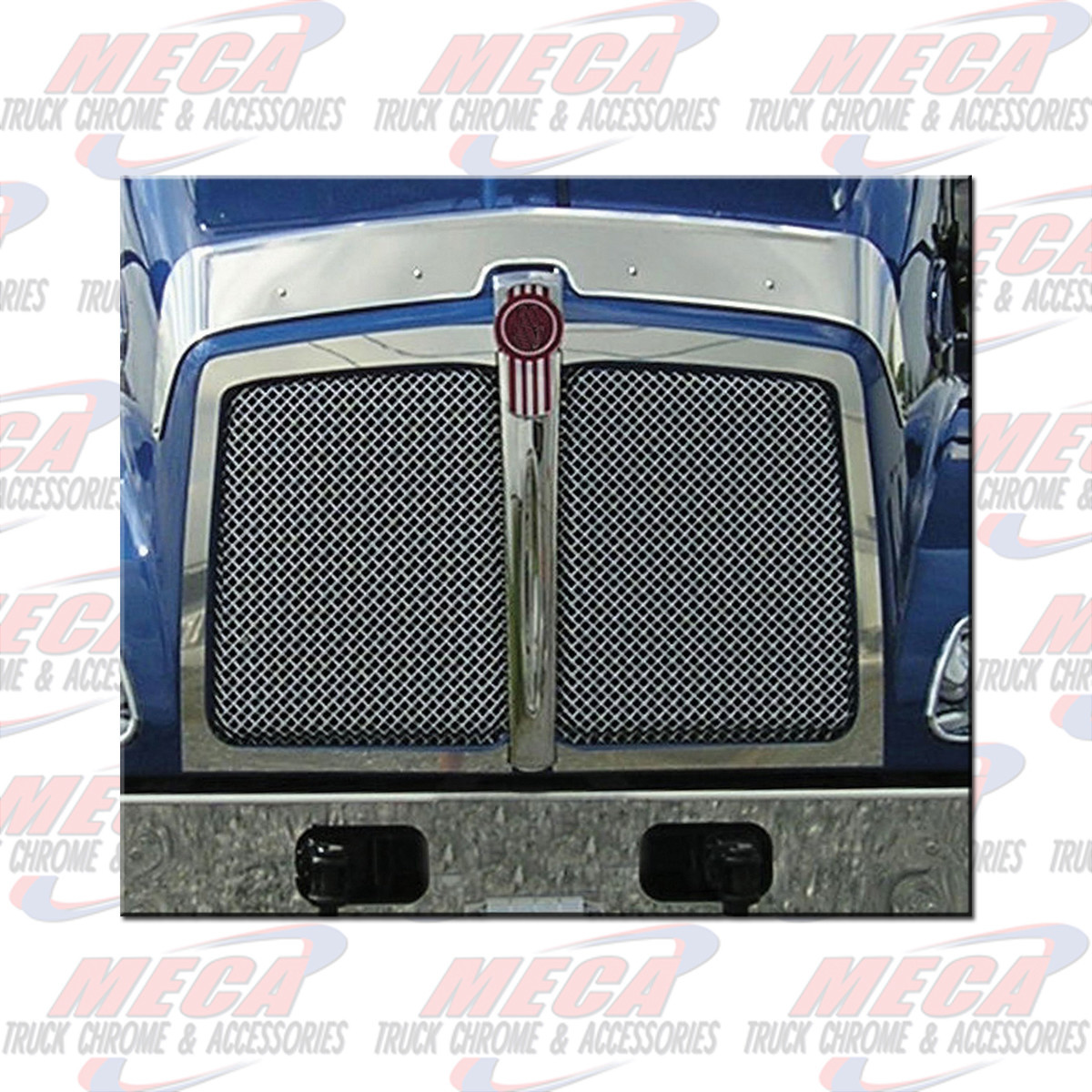 FRONT OF HOOD TRIM KW T300 FITS AROUND GRILL