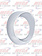 GAUGE BEZEL SPEED/TACH WITH VISOR PB FL