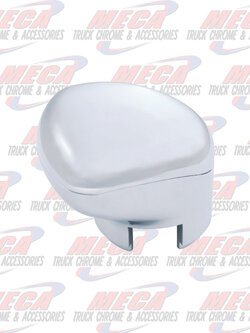 GEARSHIFT KNOB PLASTIC CHROME 13/ 18 SPEED