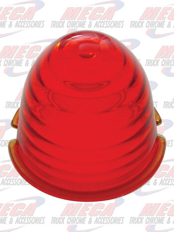 GLASS LENS BEEHIVE STYLE DK AMBER