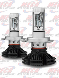 H4 LED HEADLIGHT BULB KIT 44W-3600 LUMENS (PAIR)