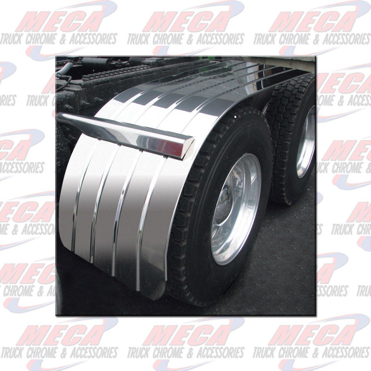 HALF FENDER SS RIBBED WITH BEADED EDGES 16GA 80"