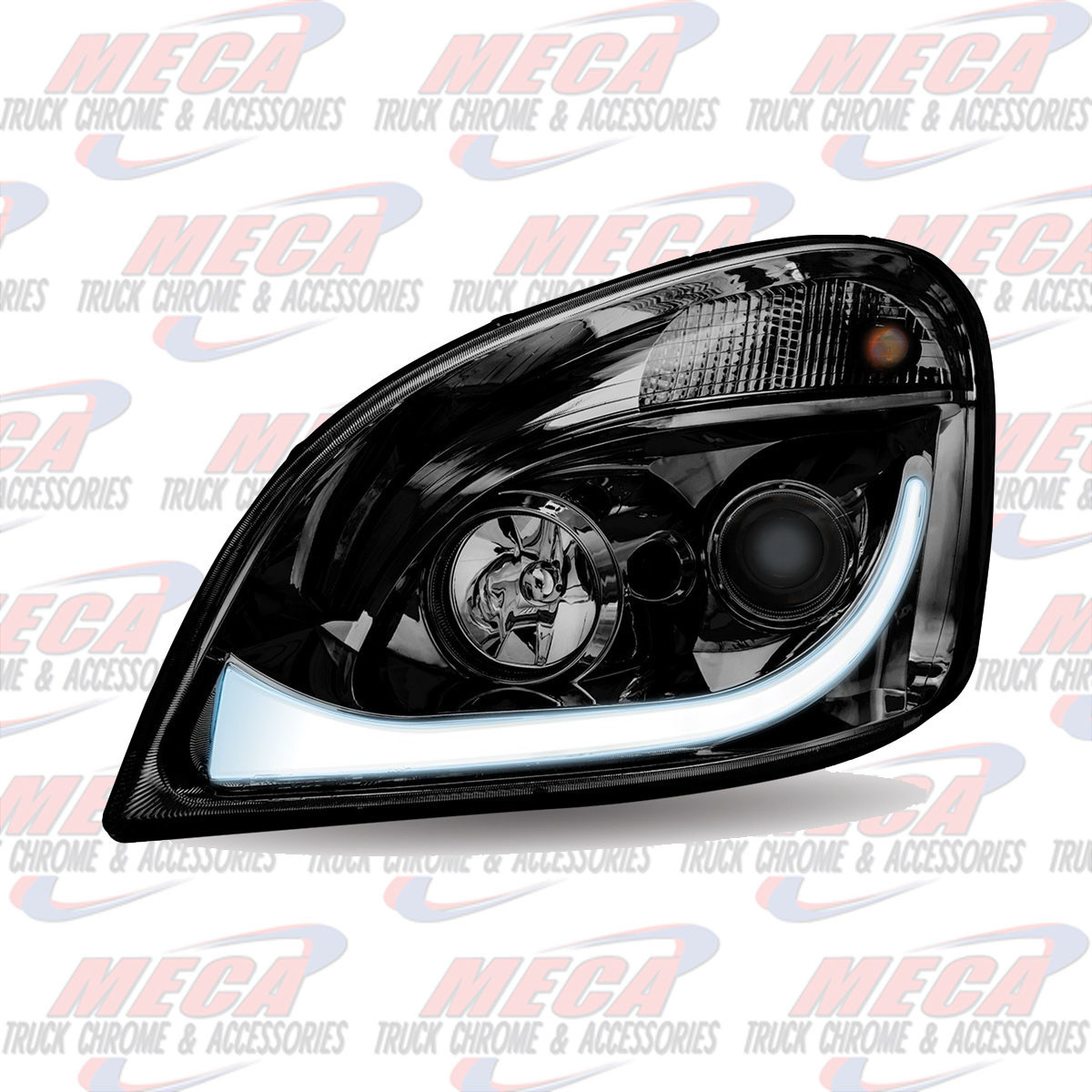 HEADLIGHT ASSEMBLY FL CASCADIA 100% ALL LED DRIVER SIDE BLACK AUDI