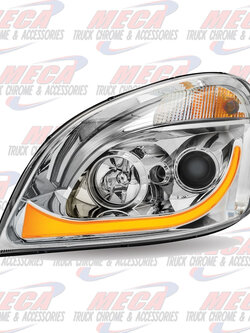 HEADLIGHT ASSEMBLY FL CASCADIA 100% ALL LED DRIVER SIDE CHROME AUDI