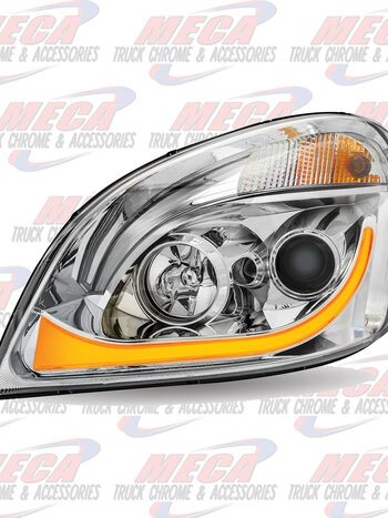 HEADLIGHT ASSEMBLY FL CASCADIA 100% ALL LED DRIVER SIDE CHROME AUDI