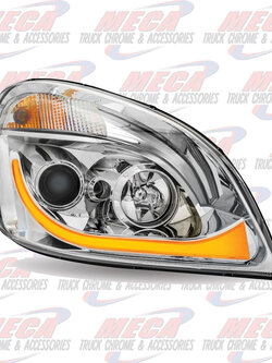 HEADLIGHT ASSEMBLY FL CASCADIA 100% ALL LED PASSENGER SIDE CHROME AUDI