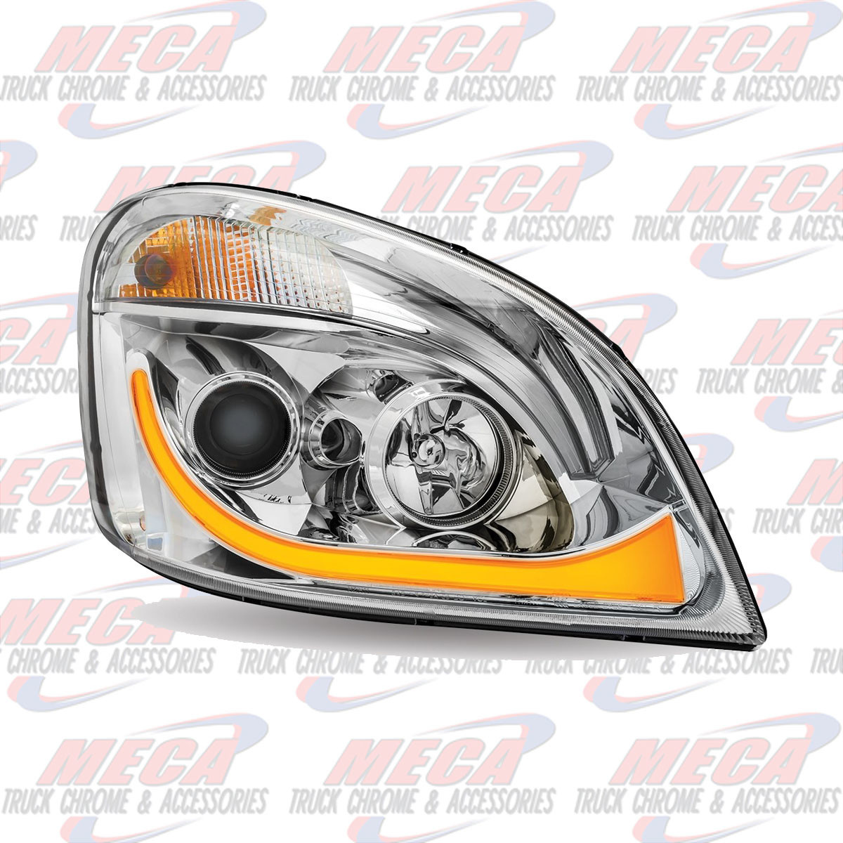 HEADLIGHT ASSEMBLY FL CASCADIA 100% ALL LED PASSENGER SIDE CHROME AUDI