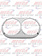 HEADLAMP BEZEL PB DUAL RND OLD STYLE STAINLESS STE