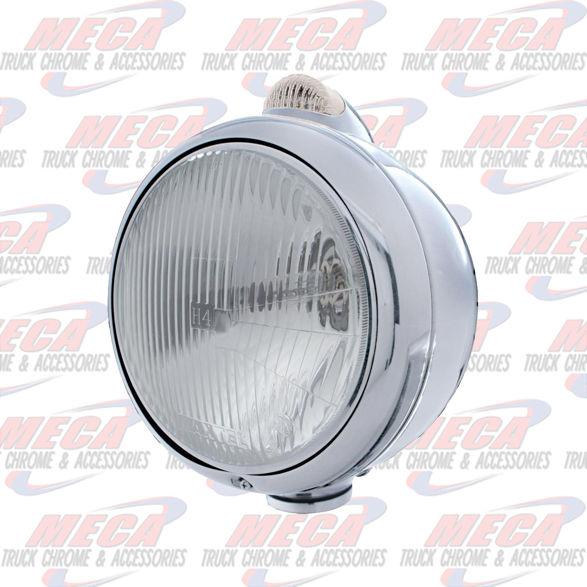 HEADLAMP PB OLD STYLE W/ CLR TURN SIGNAL ON TOP SS  FOR JJ STYLE BRACKET