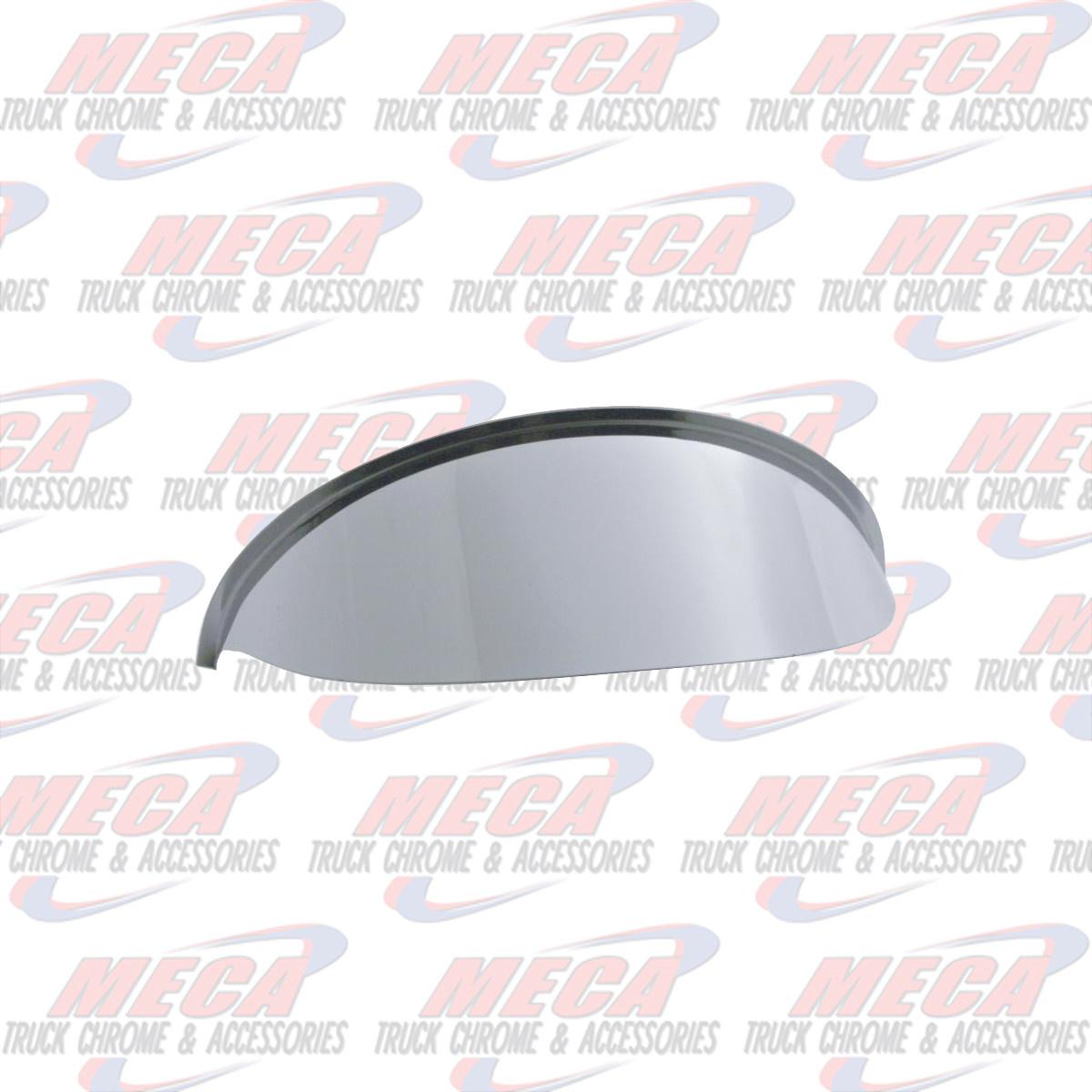 HEADLAMP VISOR ROUND 5.75" STAINLESS