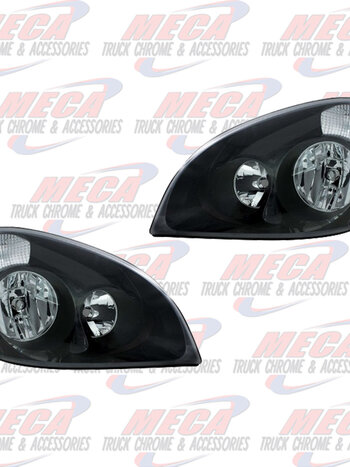 HEADLIGHT CASCADIA "BLACKOUT" SET (DRIVER & PASSENGER) OEM