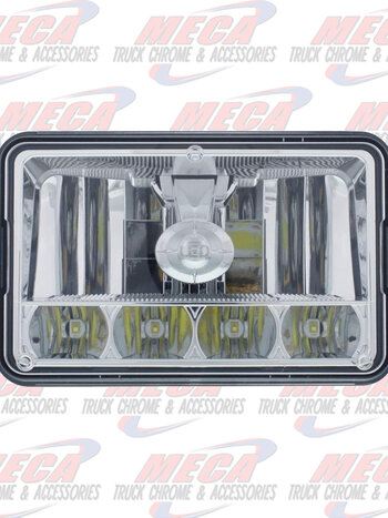 HEADLIGHT HIGH POWER 5 LEDS RECT HI & LOW BEAM