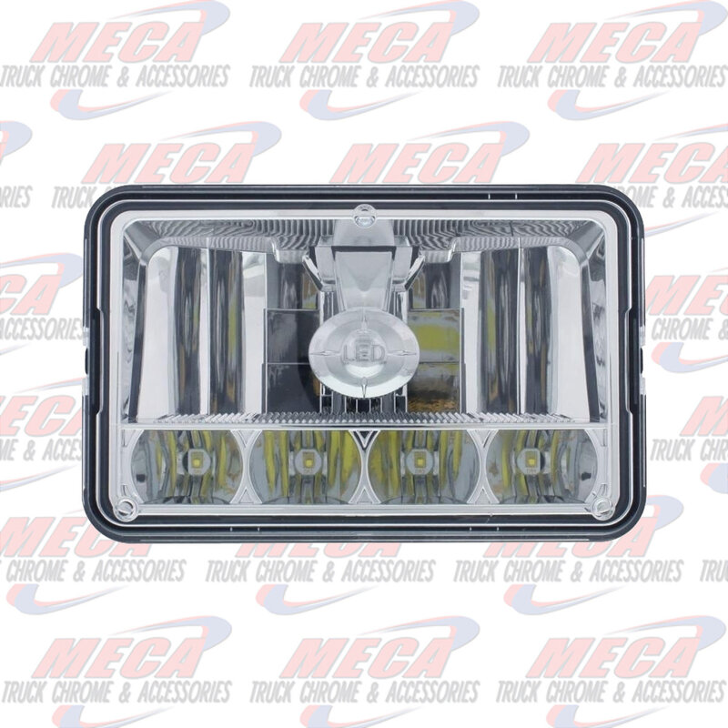 HEADLIGHT HIGH POWER 5 LEDS RECT HI & LOW BEAM