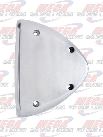 HEADLIGHT TURN SIGNAL END COVER PB AL POLISHED SET