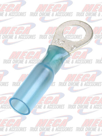 HEAT SHRINK RING TERMINAL, 16-14, 1/4', PK