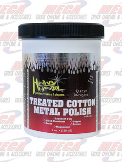 4 OZ HEAVY METAL RED COTTON POLISH