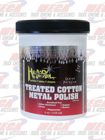 4 OZ HEAVY METAL RED COTTON POLISH