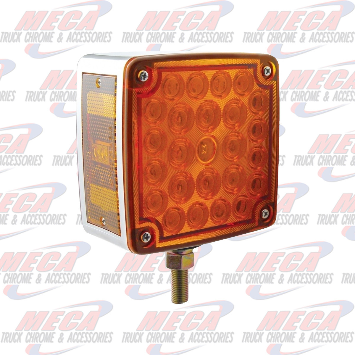 HOOD FENDER LED 1 STUD PASSENGER AMBER/RED