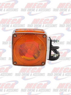 HOOD LAMP SQUARE CHROME