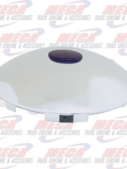 CR. UNIV. FRONT HUB CAP W/PURPLE REF., 1" LIP, 6 NOTCHES