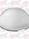 CR. FRONT FULL MOON HUB CAP, 7/16" LIP, 4 NOTCHES