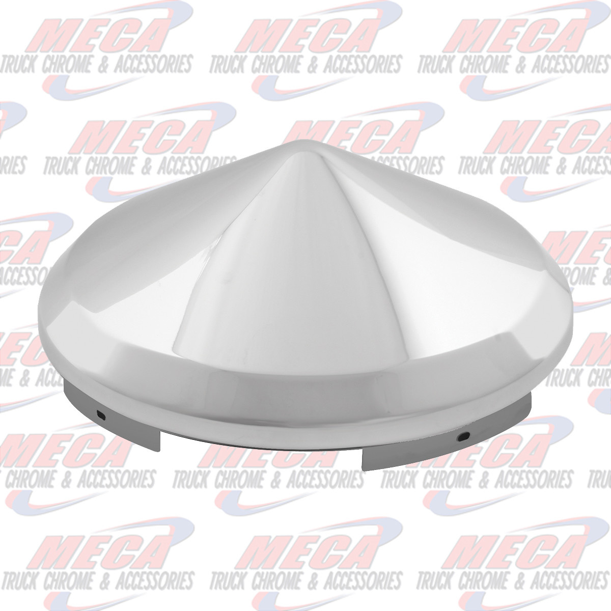 CR. UNIV. FRONT CONE HUB CAP, 1" LIP, 6 NOTCHES