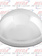 CR. 8" I.D. REAR FULL MOON HUB CAP