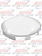 HUBCAP FRONT S/S 6 NOTCH UNEVEN NOTCH 1" LIP