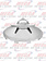 HUBCAP FRONT W/ SPINNER LH OR RH  W/ SHORT LIP