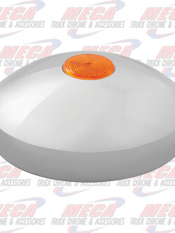 HUBCAP REAR 5/8'STUDS W/ REFLECTOR AMBER
