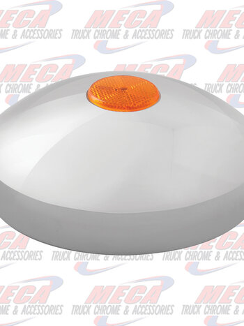 HUBCAP REAR 5/8'STUDS W/ REFLECTOR AMBER