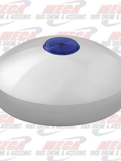 8" I.D. CR. REAR HUB CAP W/BLUE REFLECTOR