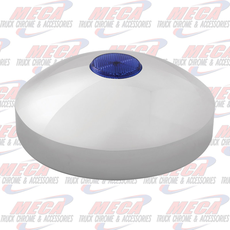 8" I.D. CR. REAR HUB CAP W/BLUE REFLECTOR