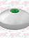 8" I.D. CR. REAR HUB CAP W/GREEN REFLECTOR