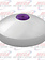 HUBCAP REAR 5/8'STUDS W/ REFLECTOR PURPLE
