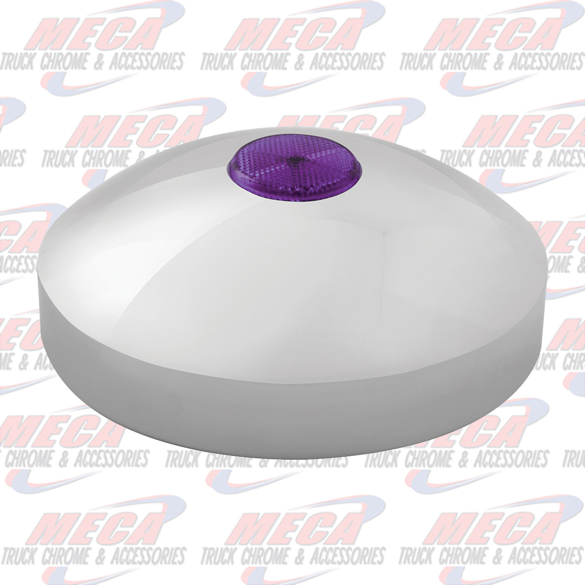 HUBCAP REAR 5/8'STUDS W/ REFLECTOR PURPLE