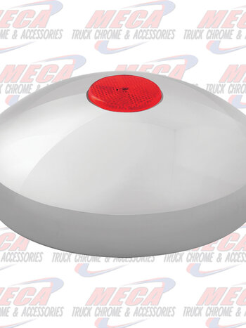 8" I.D. CR. REAR HUB CAP W/RED REFLECTOR
