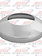 CHROME 8" I.D. REAR HUBDOMETER CAP