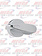 IHC A/C CONTROL KNOB CHROME PLASTIC